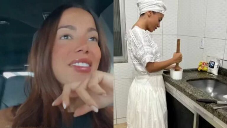 Anitta perde 100 mil seguidores após postar fotos em terreiro