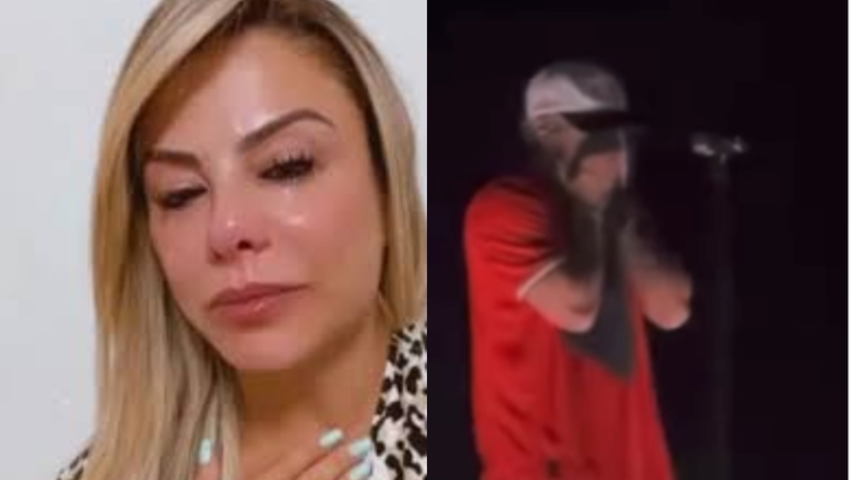 Poliana Rocha reage após ver Zé Felipe chorando em show: ‘Você é’