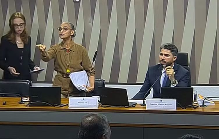 Marina vai ao Senado, perde a compostura, insulta senadores, “foge” e depois se vitimiza (veja o vídeo)
