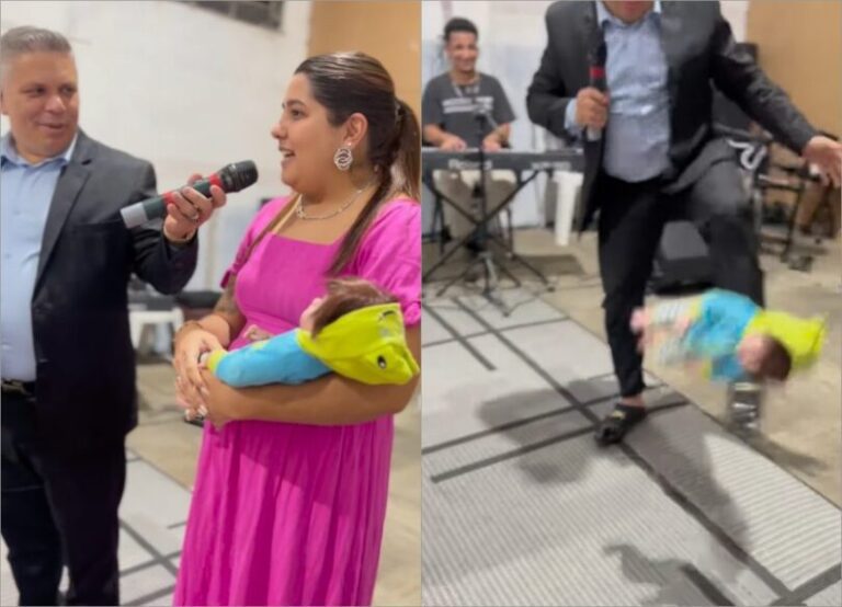 Vídeo: pastor chuta bebê reborn após pedido para unção
